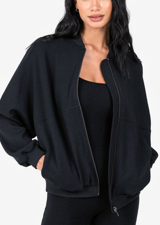 LC All-Around Lounge Bomber Jacket Black