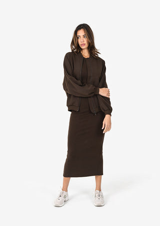 LC All-Around Lounge Bomber Jacket Coffee