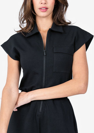 LC All-Around Lounge Romper Black