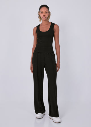 LC All-Around Lounge Scoop Neck Tank Black