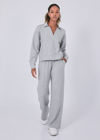 LC All-Around Lounge Straight Leg Pant Grey Marl