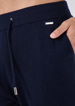 LC Blend Trouser Mens Merino Wool Blend Jogger Navy