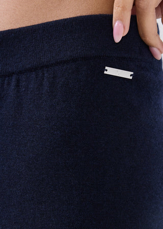 LC Blend Trouser Women Merino Wool Blend Pant Navy