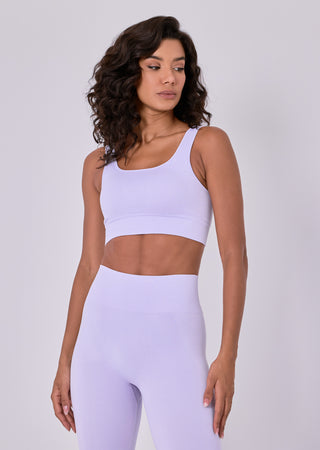 LC Bra Seamless Rib Bra Lilac Thistle