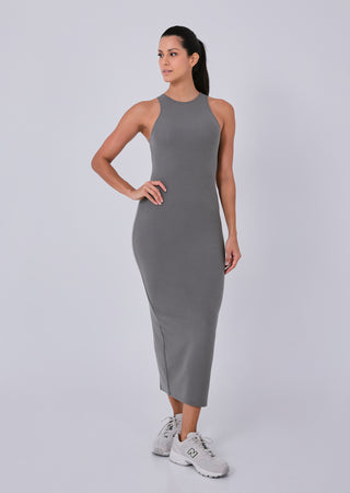 LC Dress Effortless Maxi Dress Pebble Grey