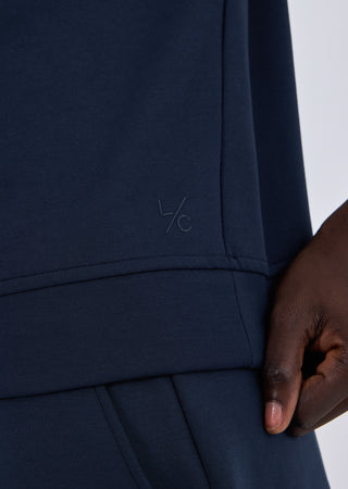 LC Jacket All-Around Lounge Half Zip Sweatshirt Dark Navy