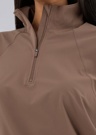 LC Jacket Womens Agility Half Zip Jacket Walnut