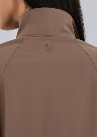 LC Jacket Womens Agility Half Zip Jacket Walnut