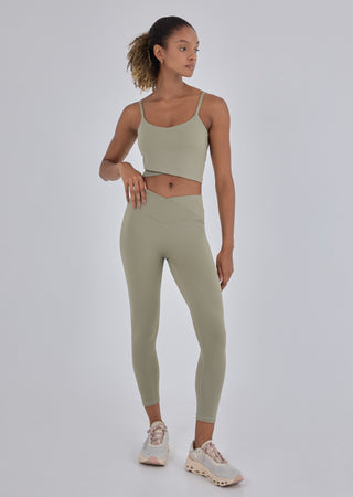 LC Legging All Day Wrap Waist Legging 7/8 Abby Stone