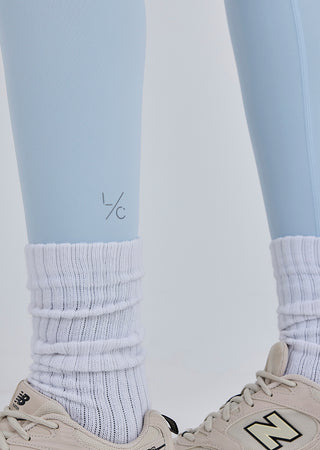 LC Legging All Day Wrap Waist Legging 7/8 Blue Mist
