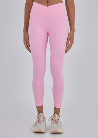 LC Legging All Day Wrap Waist Legging 7/8 Blush Pink
