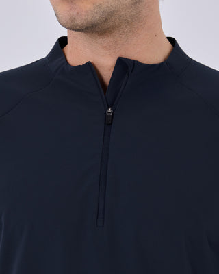 LC Mens Agility Half Zip Top Navy Pewter