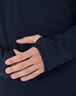 LC Mens Agility Half Zip Top Navy Pewter