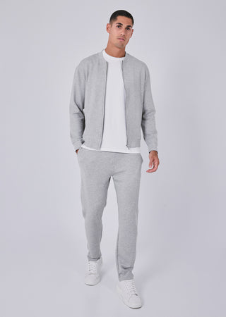 LC Mens All Around Lounge Bomber Grey Marl