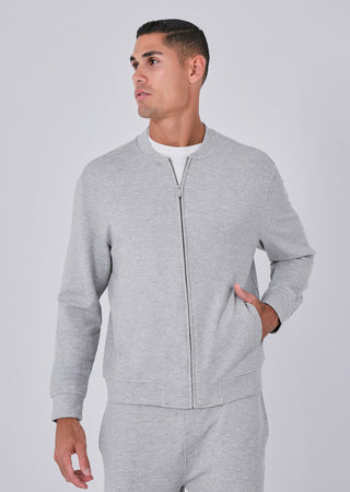LC Mens All Around Lounge Bomber Grey Marl