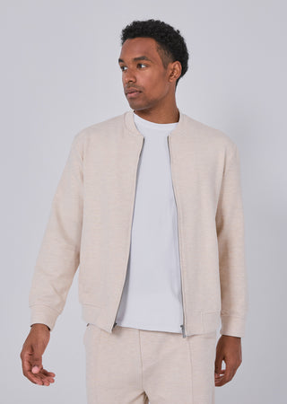 LC Mens All Around Lounge Bomber Oatmeal Heather
