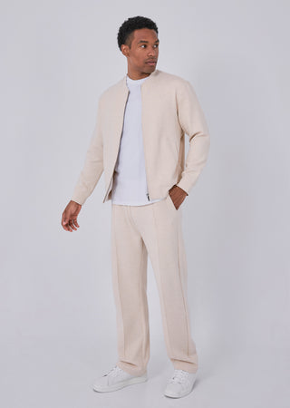 LC Mens All Around Lounge Bomber Oatmeal Heather