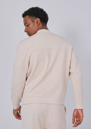 LC Mens All Around Lounge Bomber Oatmeal Heather
