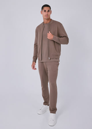 LC Mens All Around Lounge Bomber Walnut