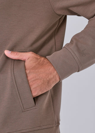 LC Mens All Around Lounge Bomber Walnut