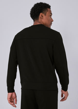 LC Mens All Around Lounge Crew Neck Sweatshirt Black