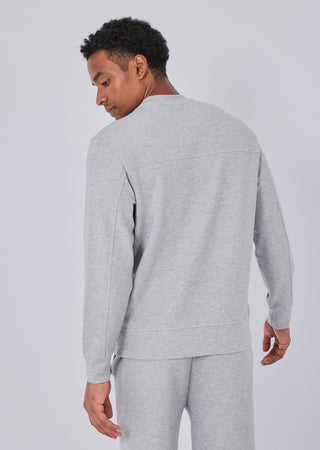 LC Mens All Around Lounge Crew Neck Sweatshirt Grey Marl