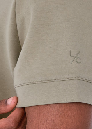 LC Mens Interlock Relaxed Tee Abby Stone