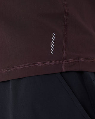 LC Mens Run Tank Dark Cocoa