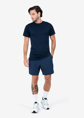 LC Mens Seamless Tee Navy Melange