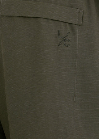 LC Pant Women Linen Relaxed Pant Khaki Green