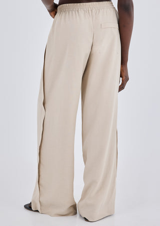 LC Pant Women Linen Relaxed Pant Light Beige
