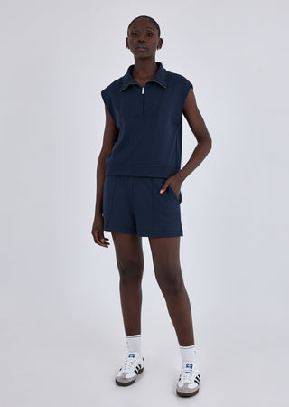 LC Pintuck Short All-Around Lounge Pintuck Short Dark Navy