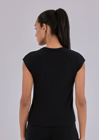 LC Raglan Tee Women Effortless Raglan Tee Black