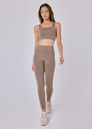 LC Seamless Rib Leggings Walnut