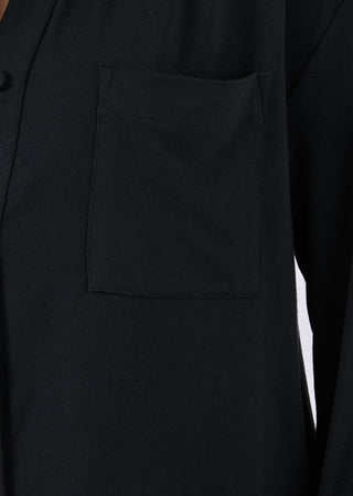 LC Shirt Women's Sleep Shirt Black