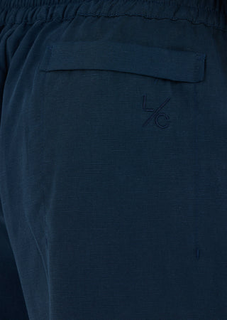 LC Short Women Linen Relaxed Short Dark Navy