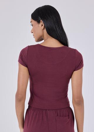 LC Sleep Tee Women's Sleep Tee Dark Burgundy