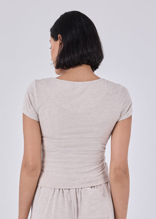 LC Sleep Tee Women's Sleep Tee Oatmeal Heather
