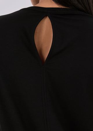 LC Split Back Tee Women’s Aloe Split Back Tee Black