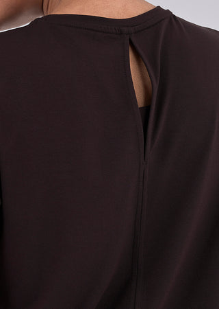 LC Split Back Tee Women’s Aloe Split Back Tee Dark Cocoa