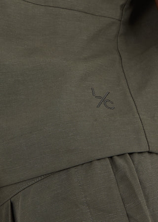 LC Tank Women Linen Relaxed Tank Khaki Green