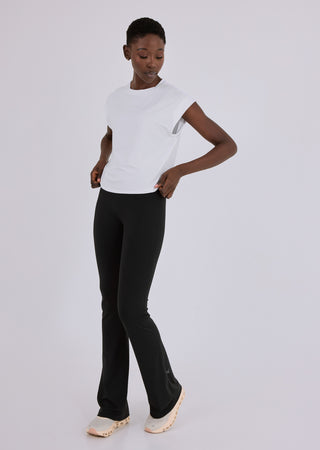 LC Tank Women’s Aloe Ruched Side Tank White