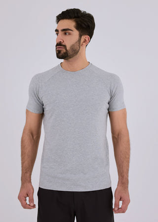 LC Tee Mens Essential Tee Greymarl