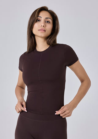 LC Tee Women Skin Touch Tee Dark Cocoa