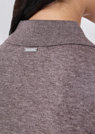 LC Women's Polo Top & Pant Taupe Marl