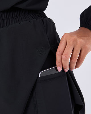 LC Womens Run Short Black Onyx