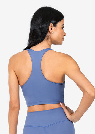 Elevate Touch Ruched Bra Indigo