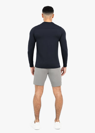 Mens Hybrid Active Long Sleeve Top Black