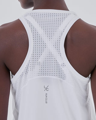 Womens Run Tank White