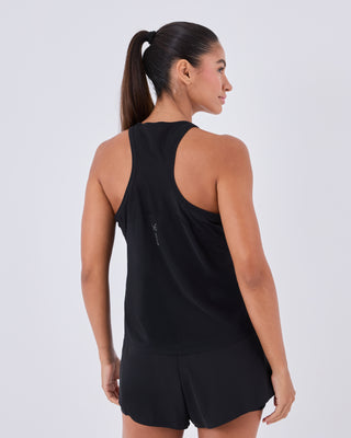 Womens Run Tank Black